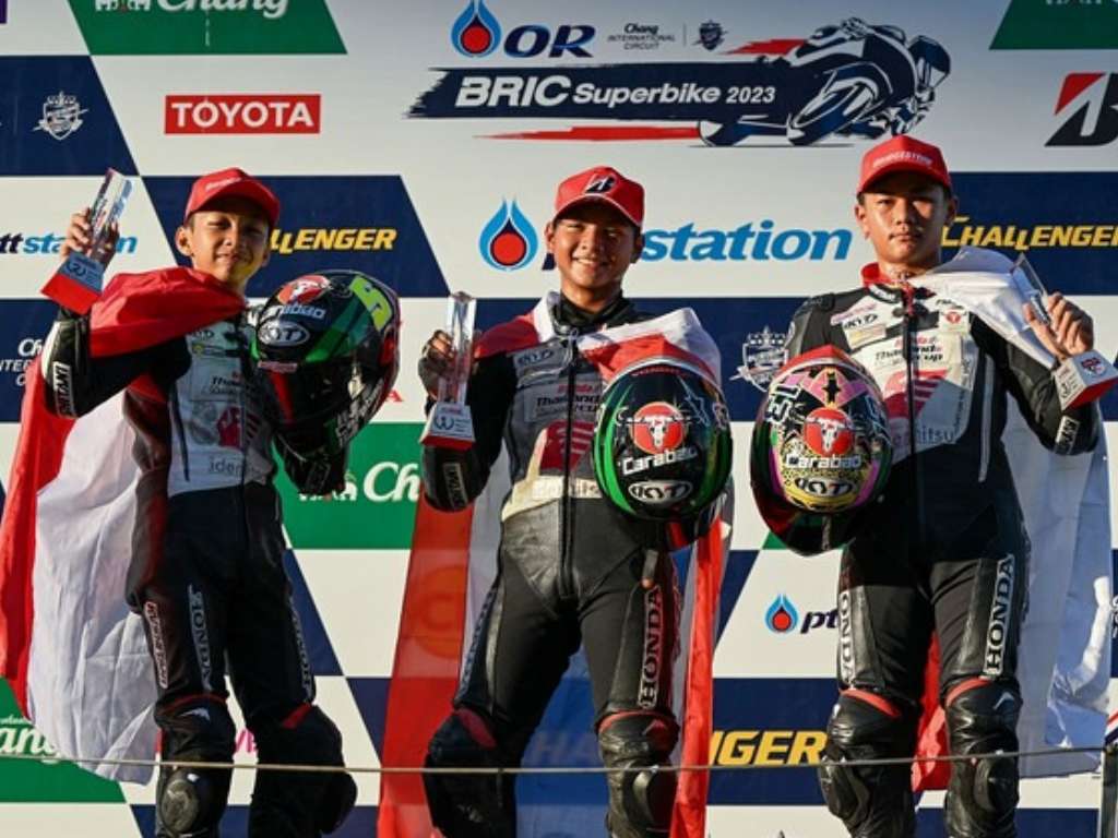 Pebalap Astra Honda Kembali Raih Prestasi di Ajang Thailand Talent Cup 2023