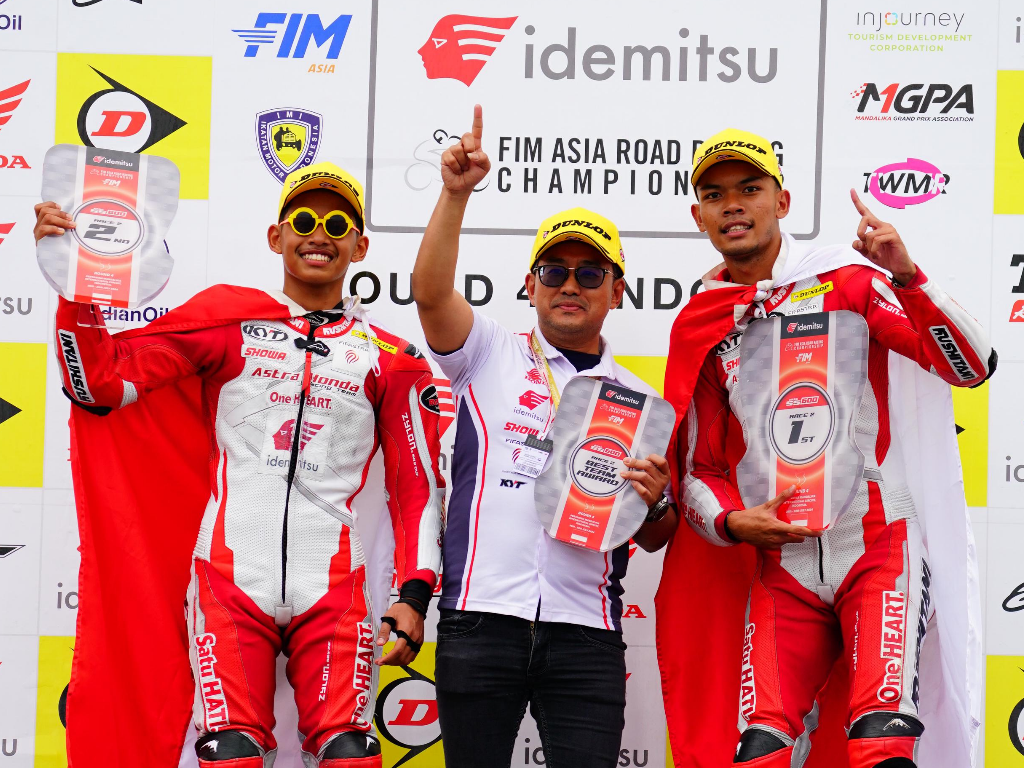 Adenanta Putra Juara di ARRC Mandalika, Veda Ega dan Kiandra Sempurnakan Kejayaan Astra Honda