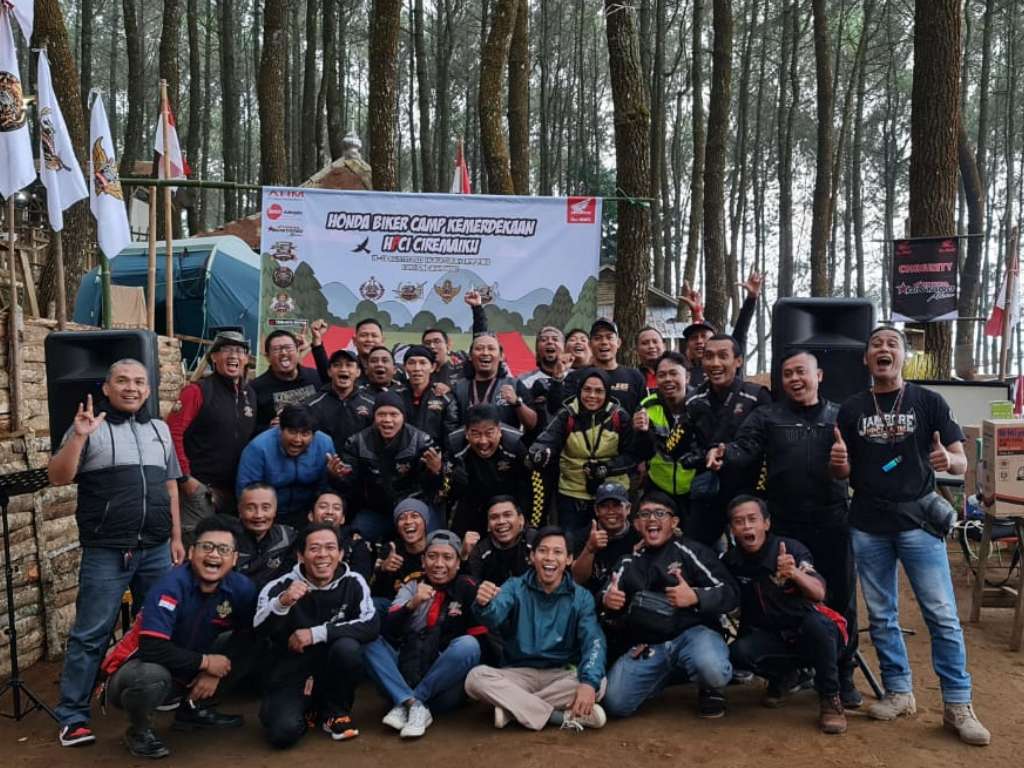 HPCI CIREMAIKU Gelar Honda Bikers Camp Kemerdekaan