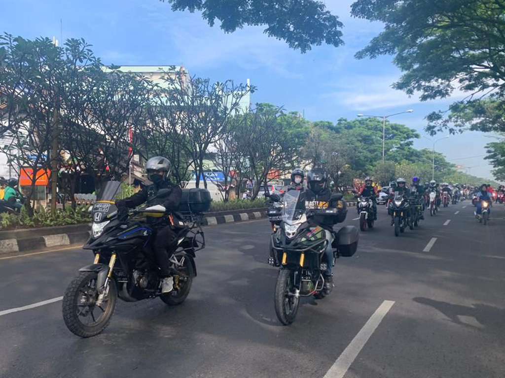 Sambut Kemerdekaan, Bikers Honda Ramaikan Convoy Merdeka