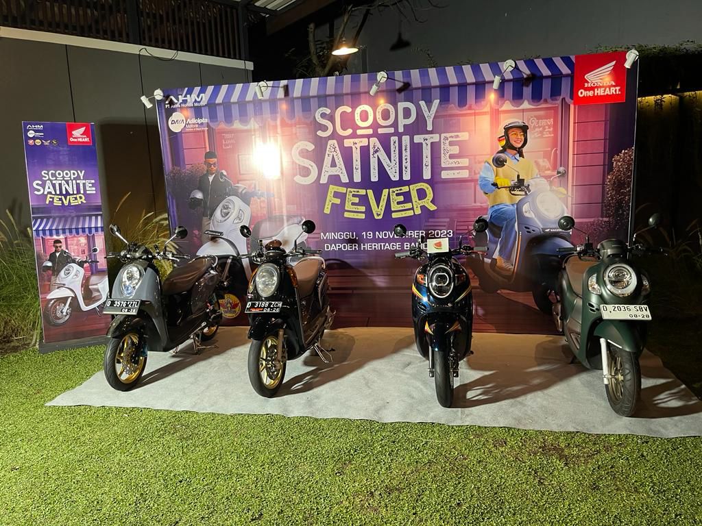 Kumpul Bareng Komunitas Honda Scoopy di Acara Scoopy Satnite Fever