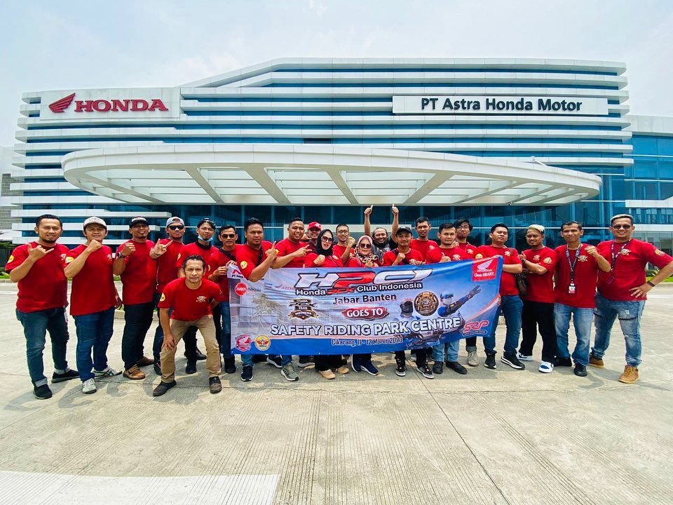Komunitas HPCI Jabar Banten Kunjungi AHM Safety Riding Center Park Deltamas