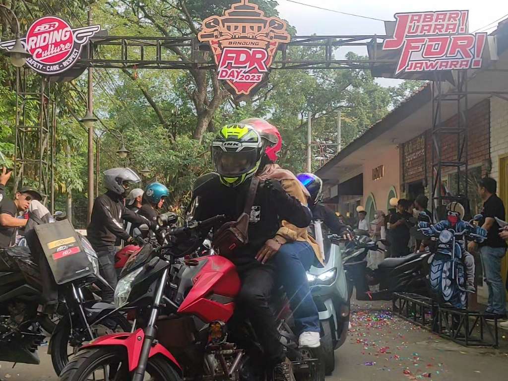 Komunitas Motor Honda Jawa Barat Ramaikan FDR Day 2023