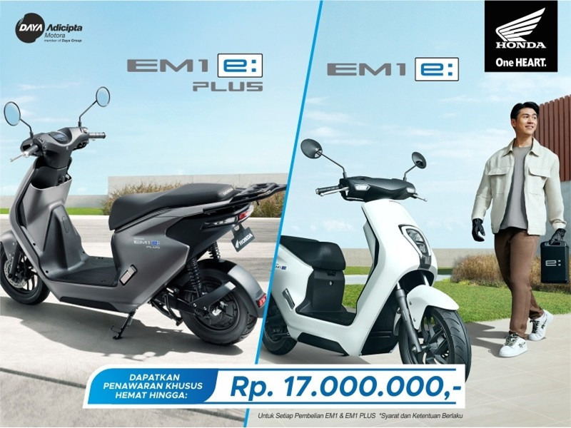 Promo Motor Listrik Honda Hadir di Bulan September