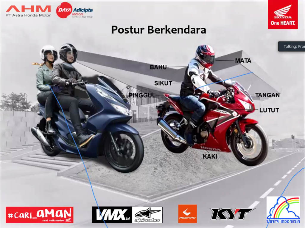 DAM Ajak Pelatihan Safety Riding Secara Online untuk Pelajar SMA/SMK di Jawa Barat