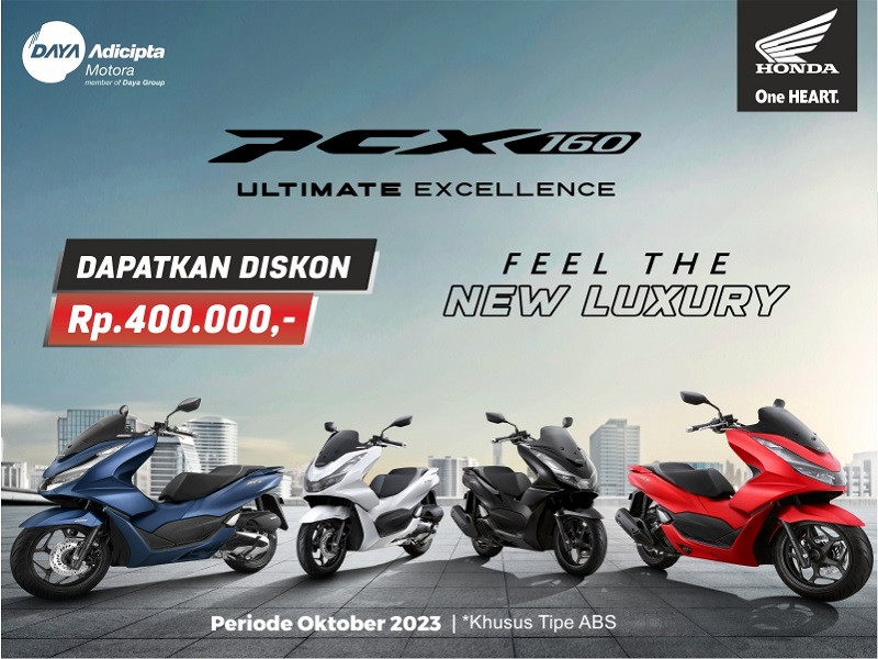 DAM Hadirkan Special Promo Honda PCX160 dan Genio di Bulan Oktober