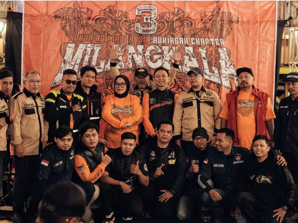 Milangkala ka-3 Honda ADV Indonesia Kuningan Chapter Dihadiri Ratusan Bikers