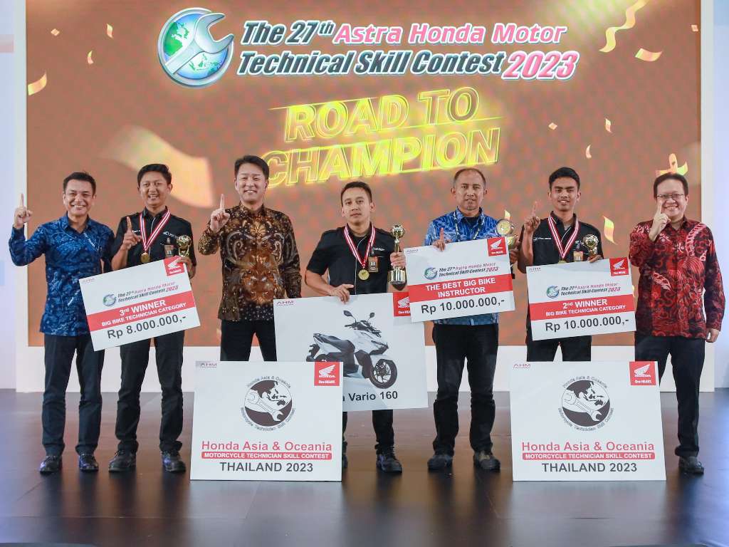 Teknisi DAM Raih Juara Terbaik AHM Technical Skill Contest 2023