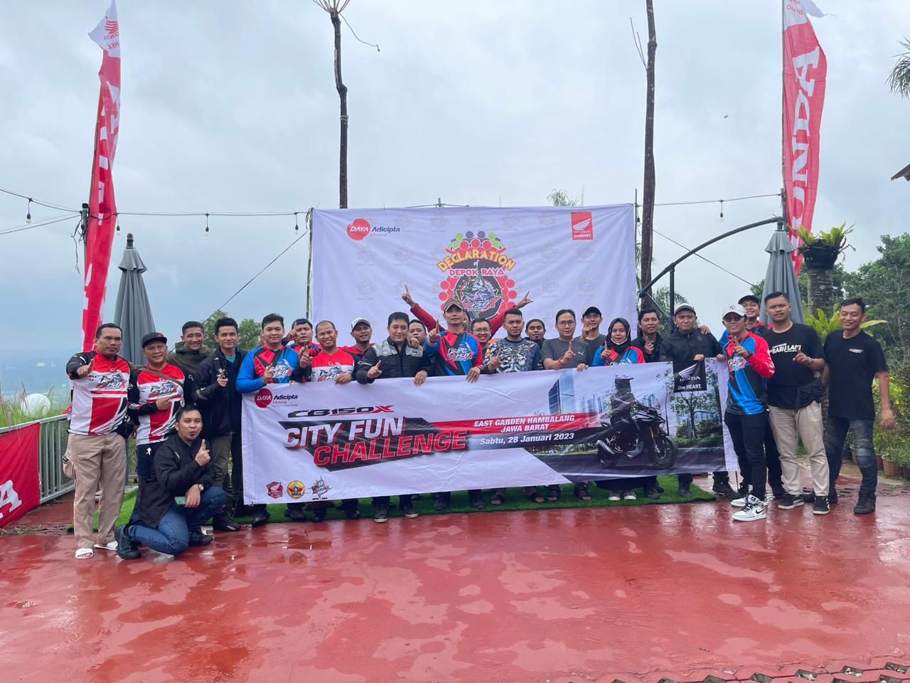 Serunya Bikers CB150X Rasakan Pengalaman Baru di Acara CB150X Fun Challenge